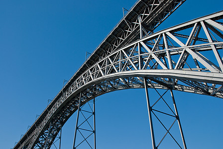 波多桥桥二重奏金属主场天空建筑学蓝色图片