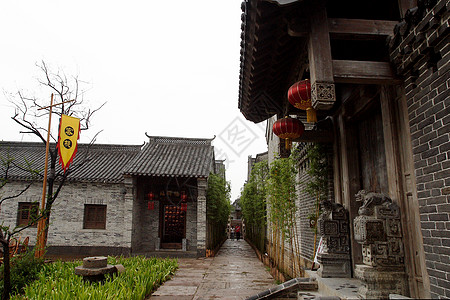 古建筑风景防火墙老将城墙住宅平民房子码头墙小镇工程背景图片