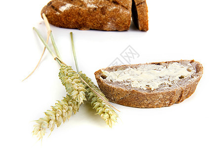 面包尖刺玉米棕色绿色面粉种子美食食物稻草谷物图片