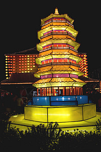 佛歌寺Sakya 塔果灯遗产文化上帝月球寺庙释迦信仰传统佛工宝塔图片