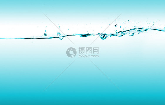 地表水滴涟漪运动蓝色溪流飞溅白色液体波纹海浪图片