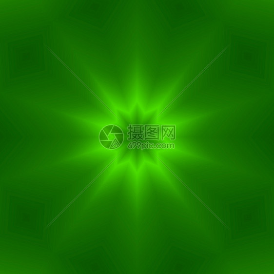 绿色十点星体设计图片