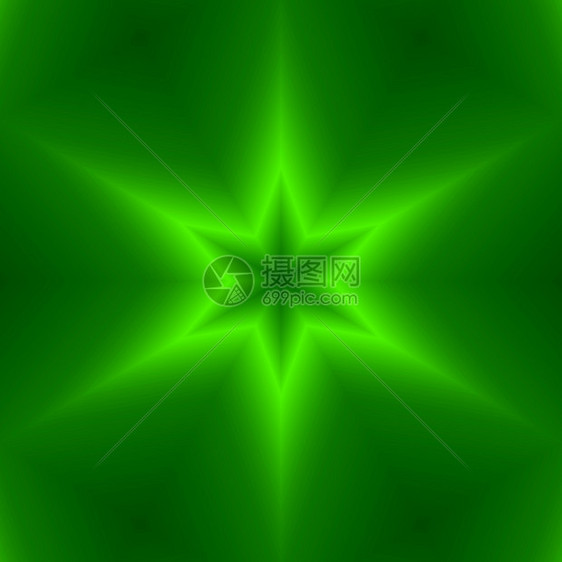 绿色六点恒星设计图片