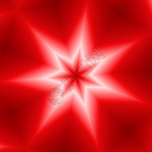 红色七点星体设计图片