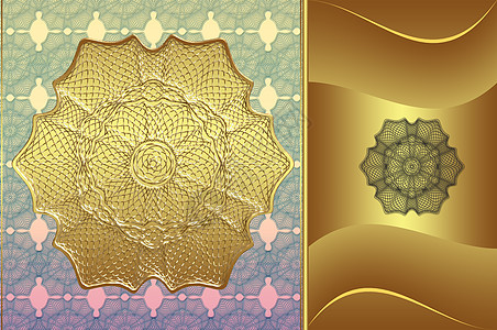 装饰金色背景金子风格创造力装饰品漩涡墙纸卡片框架艺术材料图片
