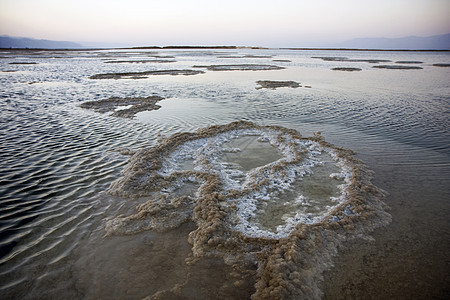 死海盐和水全景死海化妆品温泉编队地形地球圣经化学品药品图片