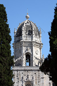 葡萄牙里斯本Belem区Jeronimos修道院建筑遗产观光地标建筑学旅行教会杰作纪念碑艺术图片