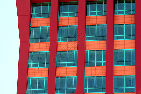 现代建筑办公室玻璃大学校园中心学校人行道图片