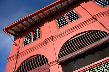 荷兰时代红楼窗户建筑红色历史遗产世界建筑学建筑物文化图片