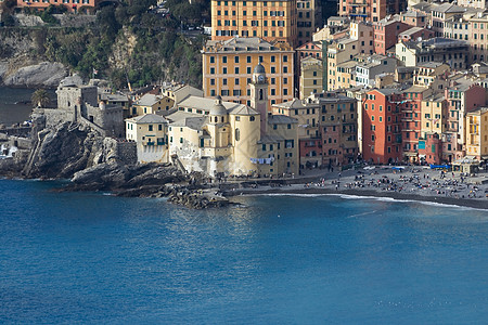 Camogli 圣罗科的全景图片