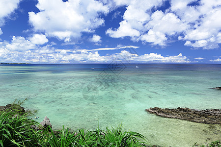 海景海洋假期旅行异国蓝色珊瑚珊瑚礁地平线天堂情调图片