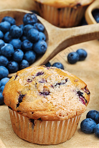 蓝莓松饼宏观早餐水果味道面包糕点小吃蛋糕浆果蓝色图片