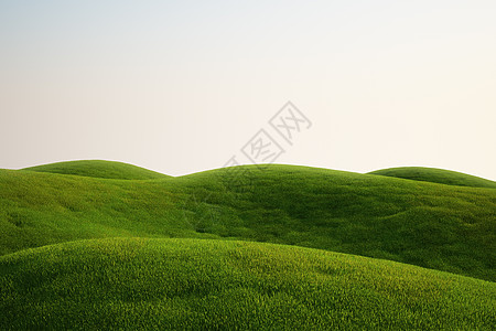 草面积季节植物滚动爬坡风景绿色活力天空土地环境图片