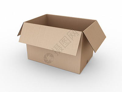 打开卡框框货运计算机白色盒子木板运输卡片贮存纸盒包装图片