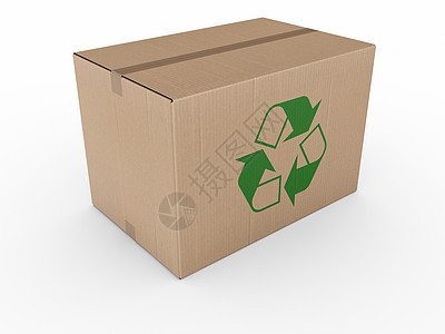 纸板框棕色包装盒子绿色计算机卡片白色木板运输货运图片