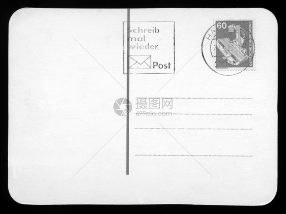 贺卡棕色邮资船运邮票明信片空邮卡片邮政仪表邮件图片