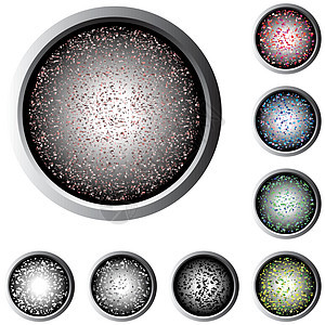 网按钮白色网站棕色圆形网络互联网合金灰色黑色斑点图片