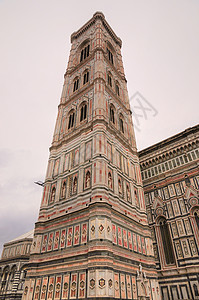 佛罗伦大教堂的塔楼建筑传奇大教堂全景城市景观遗产图片