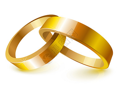 金金结婚戒指奢华夫妻庆典宝石婚礼金子乐队插图浪漫婚姻图片