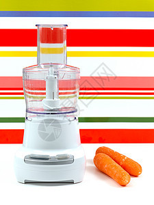 食品加工器萝卜商品蔬菜骰子长椅白色处理器水果烹饪器具图片