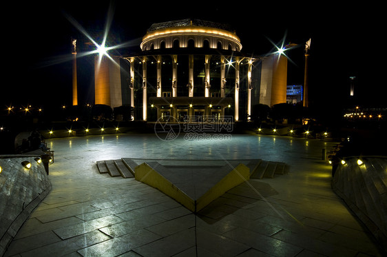 国家剧院生活喷泉旅游文化戏剧地标场景游客城市框架图片