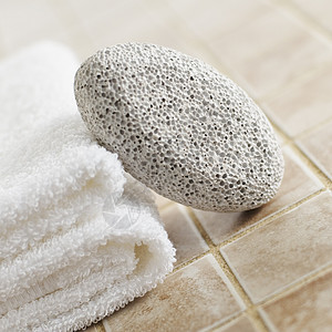 Spa 显示石头保健美丽护理治疗房子毛巾化妆品展示洗澡图片