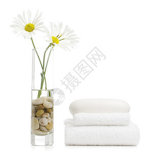 Spa 显示酒吧卫生花瓶保健治疗浴室毛巾护理皮肤肥皂图片