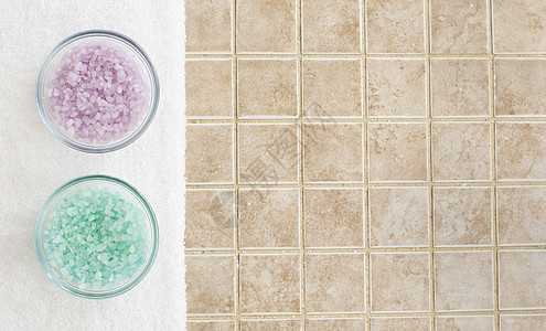 Spa 显示毛巾护理洗澡宏观浴室地面卫生化妆品石头治疗图片