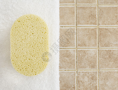 Spa 显示宏观房子毛巾化妆品展示护理皮肤洗澡美丽保健图片