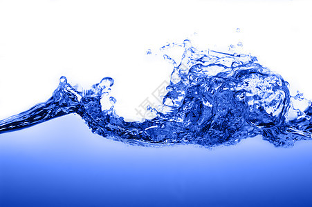 蓝水反白宏观漩涡蓝色液体海浪波纹运动环境自然气泡图片