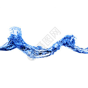 蓝波活力海洋运动流动洗澡环境海浪波纹飞溅宏观图片