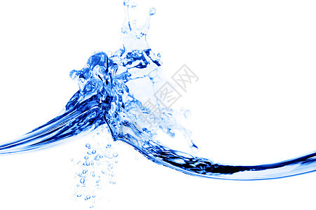 蓝波洗澡环境流动蓝色宏观海浪卫生飞溅波纹气泡图片