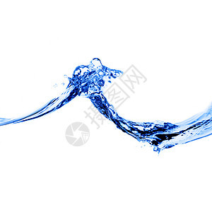 蓝波环境海洋气泡运动液体卫生宏观蓝色海浪流动图片
