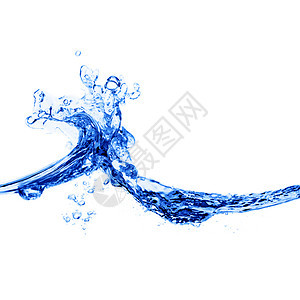 蓝波气泡运动飞溅洗澡液体流动波纹卫生海洋活力图片