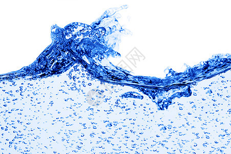 蓝波宏观卫生流动海洋活力环境液体蓝色飞溅运动图片