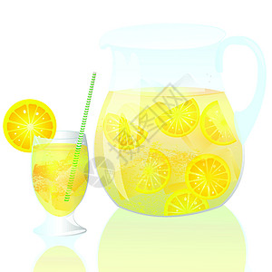 柠檬水抗生素味道果皮杯子绿色水果黄色玻璃精力快乐图片