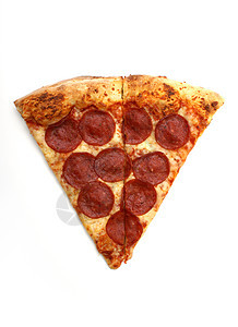 披萨切片面团香肠馅饼小吃脆皮午餐浇头白色面包美食图片