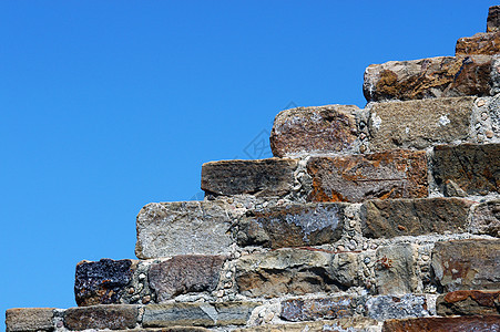 墨西哥 蒙特阿尔本寺庙建筑学古董楼梯旅游旅行蓝色艺术废墟考古学图片