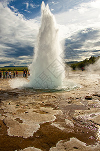 盖西尔地区的Strokkur图片