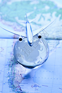 环球飞行技术地球圆圈航空公司航班世界飞机客机护照外国背景图片