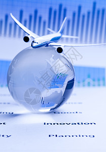 旅行旅费外国圆圈商业国际航空公司航班航空地球圆形技术图片