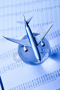 飞圆形天空技术航空移民护照外国商业航班旅行背景图片
