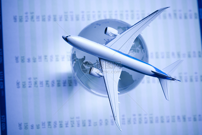 金融和世界航空飞机飞机场外国插图航班技术商业圆形海关国际运输图片