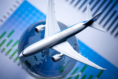 旅行旅费海关运输航空公司移民圆形行星技术全球飞机场商业背景图片