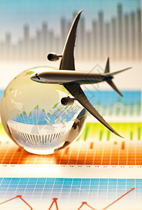 旅行旅费航空公司商业插图圆圈飞机移民全球乘客航空客机背景图片