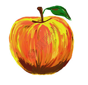 苹果生态饮食插图食物花园营养甜点卫生小吃水果图片