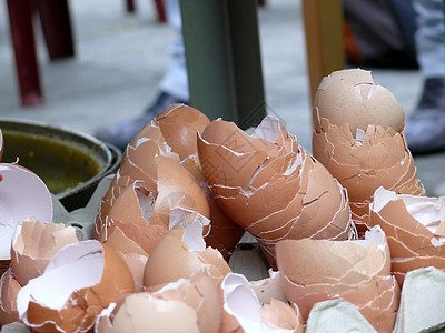 蛋壳早餐棕色杂货团体农场食物托盘图片