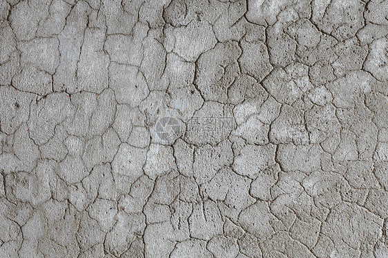 石膏表面的深裂缝图片