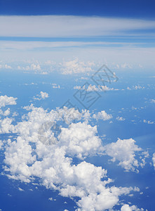 云白色天堂阳光天气蓝色编队积雨气象云景天空图片