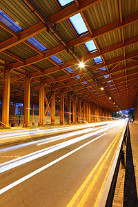 轻型汽车隧道速度射线交通车辆场景黑暗城市运输车道街道图片